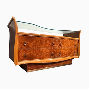 Mid-Century Italian Birch Briar Root Sideboard, 1950s-MTX-857811