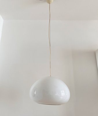 Mid-Century Italian Black and White Pendant Light by Achille and Pier Giacomo Castiglioni for Flos, 1965-VNE-1194138