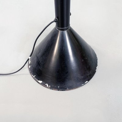 Mid-Century Italian Black Steel Callimaco Floor Lamp by Sottsass for Artemide, 1980-GDD-1134828