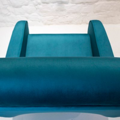 Mid-Century Italian Blue Lounge Chair, 1950s-WLO-574557