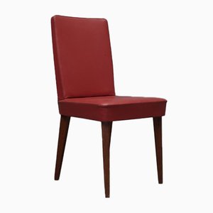 Mid-Century Italian Bologna Red Leather Chairs from Anonima Castelli, 1960s, Set of 2-UH-679042