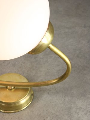 Mid-Century Italian Brass and Opaline Wall Lamp-HGJ-1722425