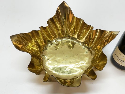 Mid-Century Italian Brass Centerpiece Bowl from B.C Firenze, 1970s-JDR-1125471