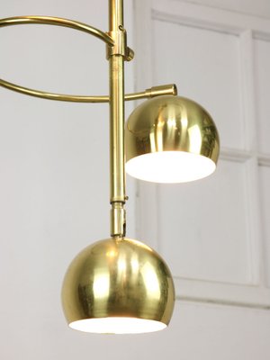 Mid-Century Italian Brass Chandelier, 1960s-HGJ-1761586