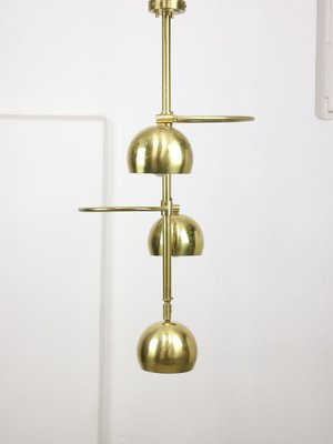 Mid-Century Italian Brass Chandelier, 1960s-HGJ-1761586