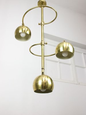 Mid-Century Italian Brass Chandelier, 1960s-HGJ-1761586