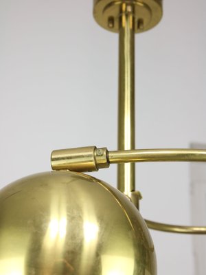 Mid-Century Italian Brass Chandelier, 1960s-HGJ-1761586