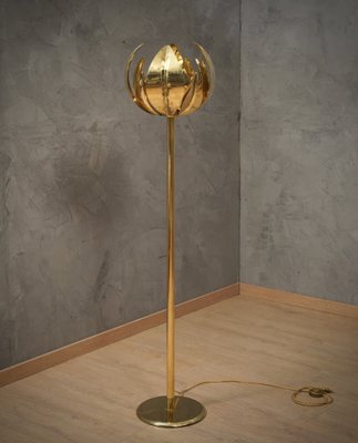 Mid-Century Italian Brass Floor Lamp, 1940s-UH-1790881