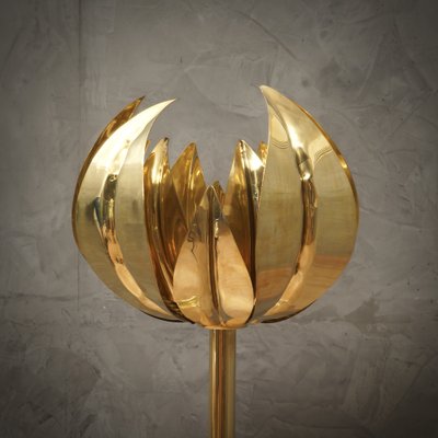 Mid-Century Italian Brass Floor Lamp, 1940s-UH-1790881