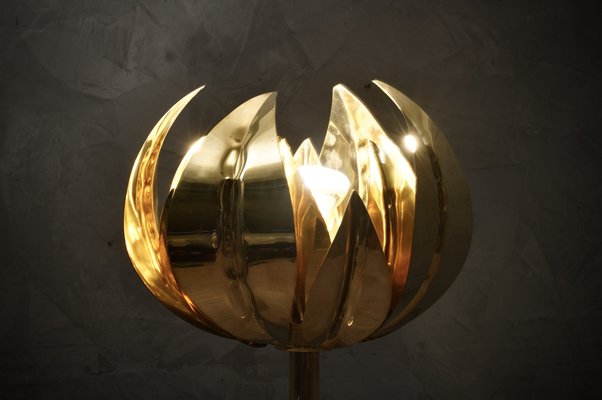 Mid-Century Italian Brass Floor Lamp, 1940s-UH-1790881