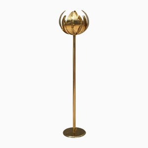 Mid-Century Italian Brass Floor Lamp, 1940s-UH-1790881