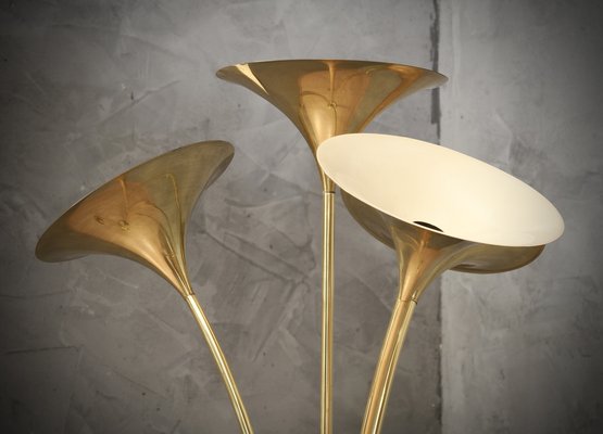 Mid-Century Italian Brass Floor Lamp, 1970s-UH-1819496