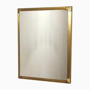 Mid-Century Italian Brass Mirror, 1960s-ZST-989112