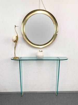 Mid-Century Italian Brass Narciso Mirror by Sergio Mazza for Artemide, 1960s-JDR-1125947