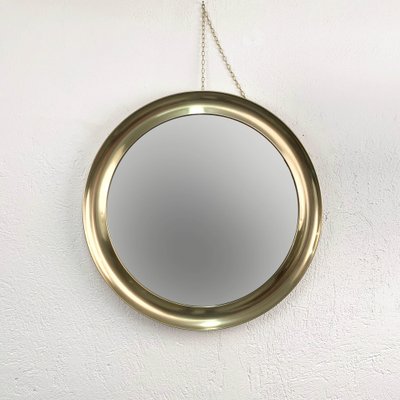 Mid-Century Italian Brass Narciso Mirror by Sergio Mazza for Artemide, 1960s-JDR-1125947