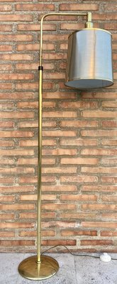 Mid-Century Italian Brass Pendant Floor Lamp, 1960s-NOU-807107