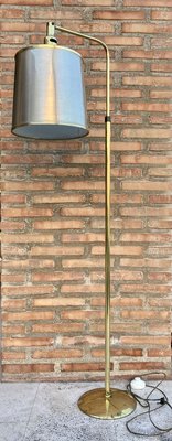 Mid-Century Italian Brass Pendant Floor Lamp, 1960s-NOU-807107