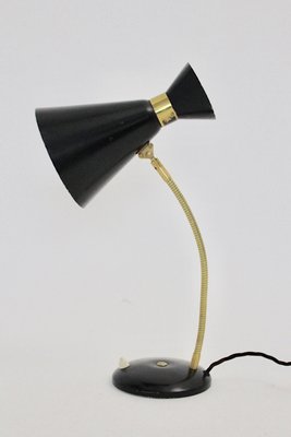 Mid-Century Italian Brass Table Lamp, 1950s-NB-551672