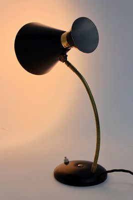 Mid-Century Italian Brass Table Lamp, 1950s-NB-551672