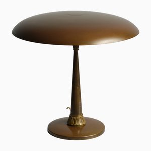 Mid-Century Italian Brass Table Lamp, 1950s-KJ-2035658