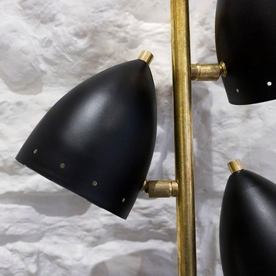 Mid-Century Italian Brass Wall Lamp, 1950s-WLO-1395174