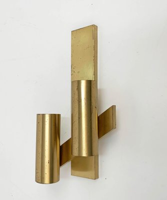 Mid-Century Italian Brass Wall Sconces from Gaetano Sciolari, 1960s, Set of 2-JDR-1126004