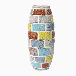 Mid-Century Italian Brick Vase from Fratelli Fanciullacci-IXK-722022