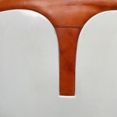 Mid-Century Italian Brown Leather Flou Armchairs by Betti for Habitat IDS, 1970s, Set of 2-GDD-1325527