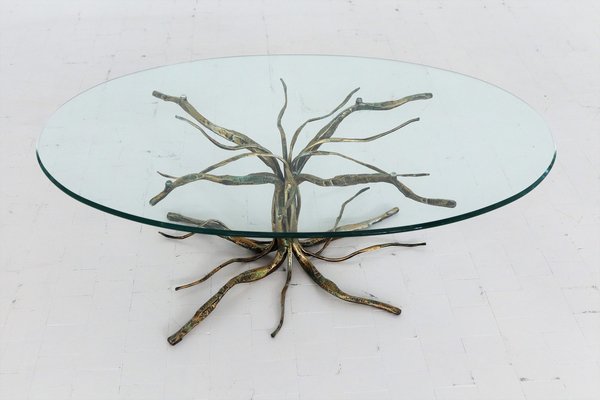 Mid-Century Italian Brutalist Coffee Table in Tree Shape by Salvino Marsura, 1960s-VNE-1347669