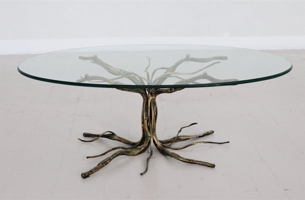 Mid-Century Italian Brutalist Coffee Table in Tree Shape by Salvino Marsura, 1960s-VNE-1347669