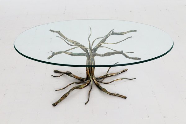 Mid-Century Italian Brutalist Coffee Table in Tree Shape by Salvino Marsura, 1960s-VNE-1347669