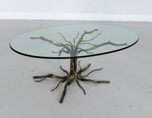 Mid-Century Italian Brutalist Coffee Table in Tree Shape by Salvino Marsura, 1960s-VNE-1347669