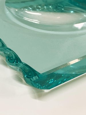 Mid-Century Italian Carved Crystal Glass Ashtray by Pietro Chiesa for Fontana Arte-JDR-1125974