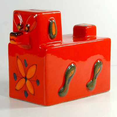 Mid-Century Italian Ceramic Money Box, 1970s