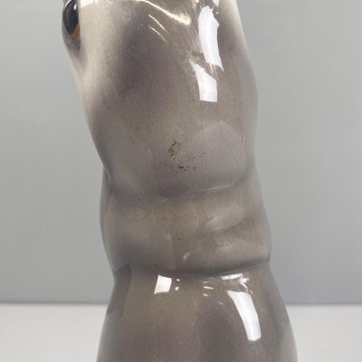 Mid-Century Italian Ceramic Sculpture of a Sea Lion by Urbano Zaccagnini, 1920s-GDD-1764106