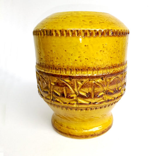 Mid-Century Italian Ceramic Vase by Caruso for SIC