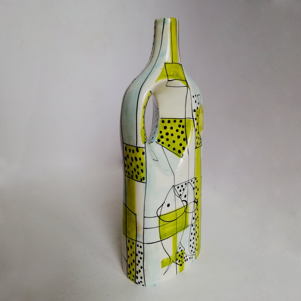 Mid-Century Italian Ceramic Vase by Cesare Sartori