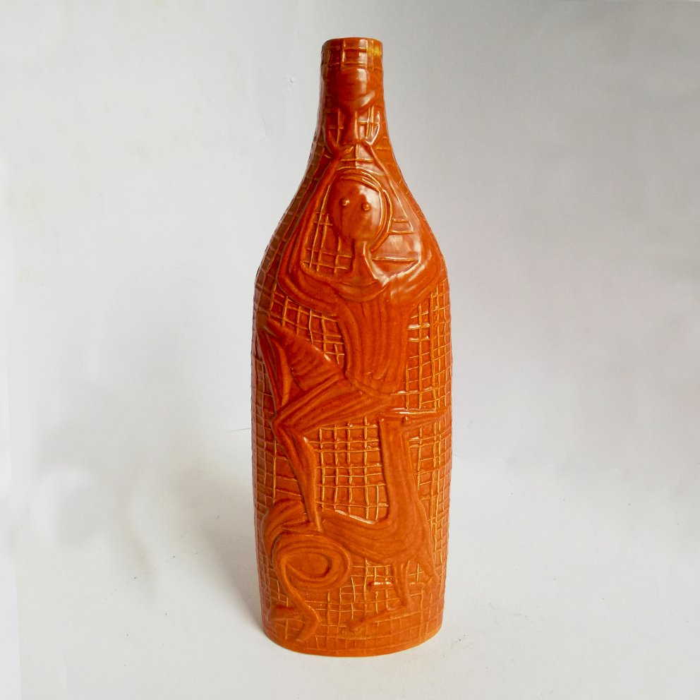 Mid-Century Italian Ceramic Vase by Cesare Sartori