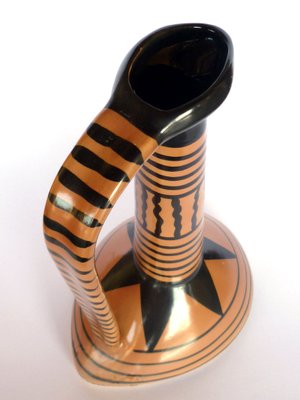 Mid-Century Italian Ceramic Vase from Coronetti, 1950s-GKB-706964