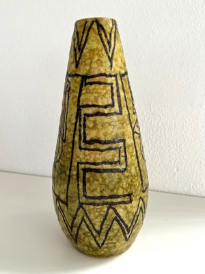 Mid-Century Italian Ceramic Vase in the style of Guido Gambone, 1950s-VNE-2026847