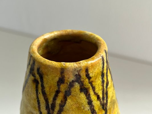 Mid-Century Italian Ceramic Vase in the style of Guido Gambone, 1950s-VNE-2026847