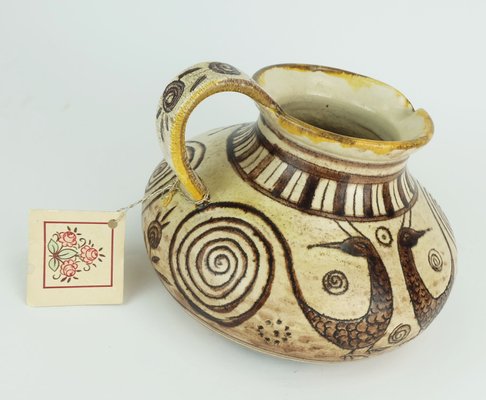 Mid-Century Italian Ceramic Vase Jug from Vitali, 1970s-FH-2042116