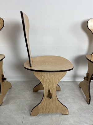 Mid-Century Italian Chairs, 1960s, Set of 6-YST-1821118