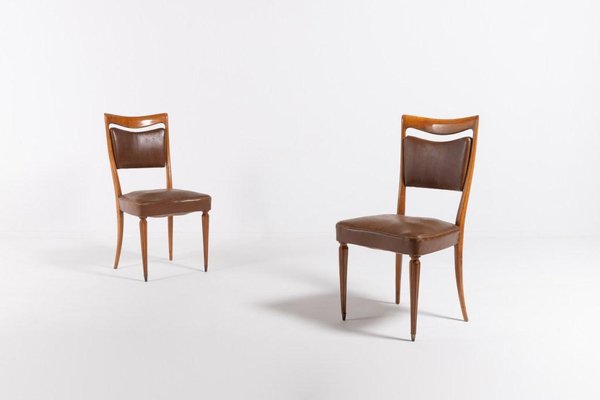 Mid-Century Italian Chairs from Vittorio Dassi, 1950s-KMC-1349202