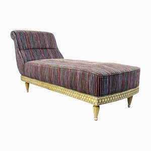 Mid-Century Italian Chaise Longue with Missoni Striped Fabric, 1950s-GDD-1179957