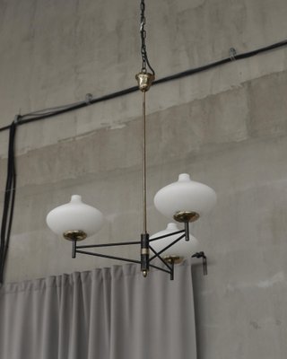 Mid-Century Italian Chandelier, 1950s-QAX-1817970