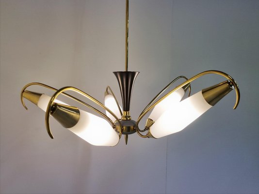 Mid-Century Italian Chandelier, 1960s-IRH-1186886