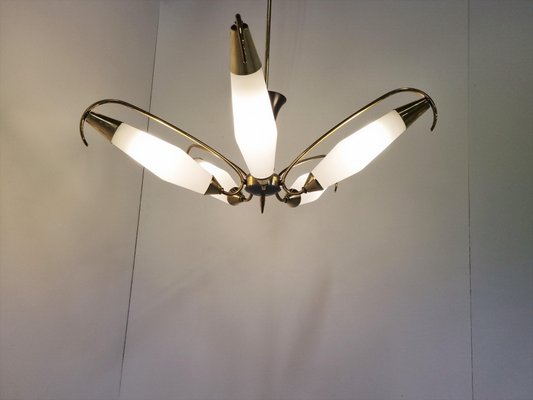 Mid-Century Italian Chandelier, 1960s-IRH-1186886