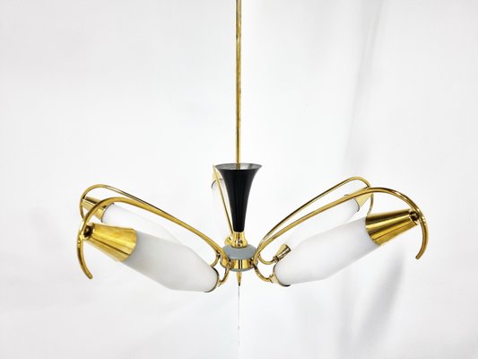 Mid-Century Italian Chandelier, 1960s-IRH-1186886