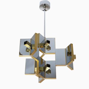 Mid-Century Italian Chandelier by Sciolari, 1970-ZVH-1368296